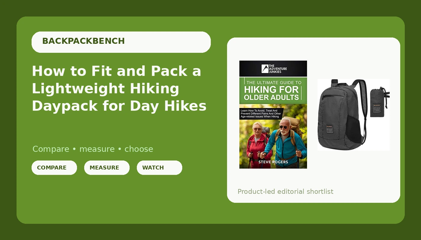 How to Fit and Pack a Lightweight Hiking Daypack for Day Hikes