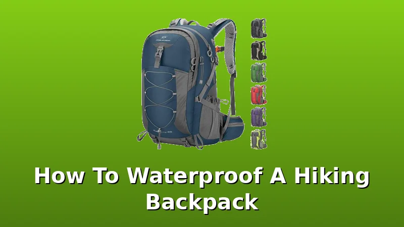 How To Waterproof A Hiking Backpack - BackpackBench review with measurements and honest opinion