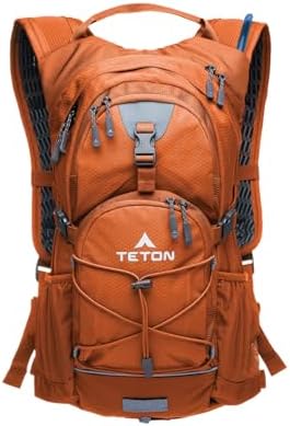 Teton Oasis/Trailrunner Hydration Backpack, Lightweight Water Pack with 2L/3L Bladder for Hiking, Running, Cycling, Biking 18L/22L Sizes, Sewn-in Rain Cover, Fits Men and Women