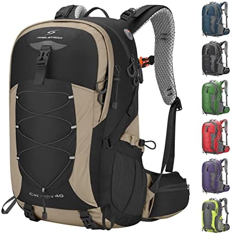 Maelstrom 40L Hiking Backpack, Lightweight Camping Daypack with Rain Cover