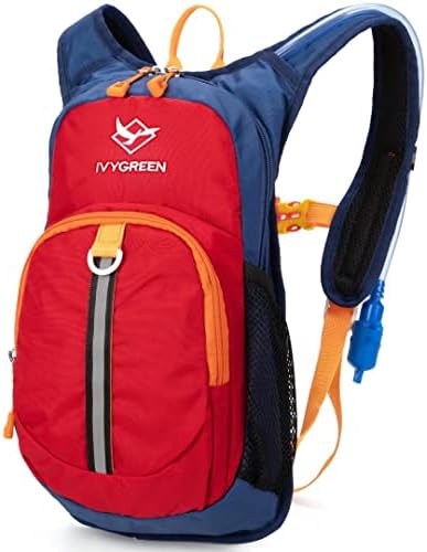 Ivygreen Kids Hydration Backpack for Hiking, 1.5L Water Bladder