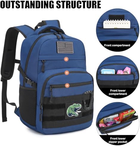 Kids Tactical Backpack Army Molle Bookbag Military Boys Backpack