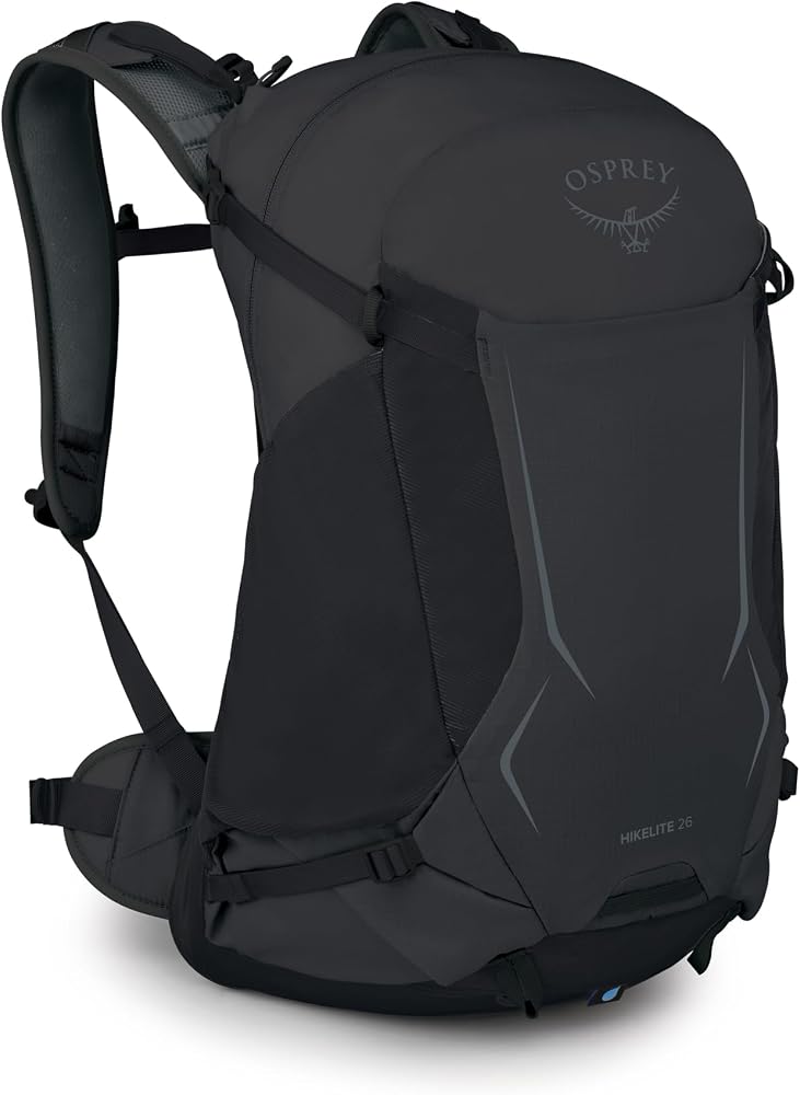 Osprey Hikelite 26L Hiking Backpack, Black OS